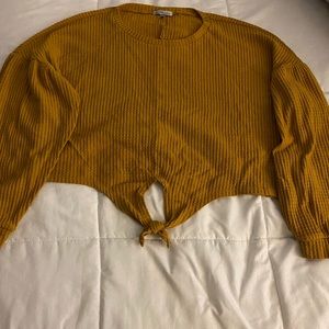 Yellow top longsleeved from forever 21